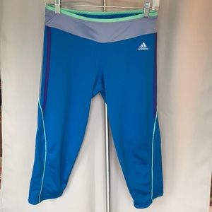 Adidas cropped workout leggings